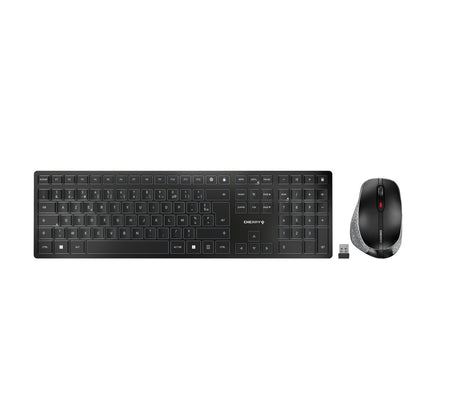 EAN 4025112091933 - CHERRY DW 9500 SLIM teclado Ratón incluido Universal RF Wireless + Bluetooth AZERTY Francés Negro, Gris imagen 1