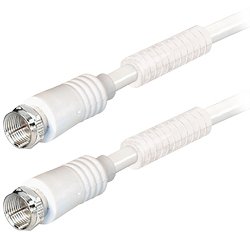 F Conector Macho Recto - F Conector Macho Recto Extrem Geringe Dämpfung Con Absorberferrit 1,5 M