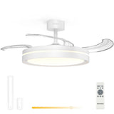 Ventilador De Techo Grunkel Skywhite42 30w 3 Aspas 106cm 6 Velocidades