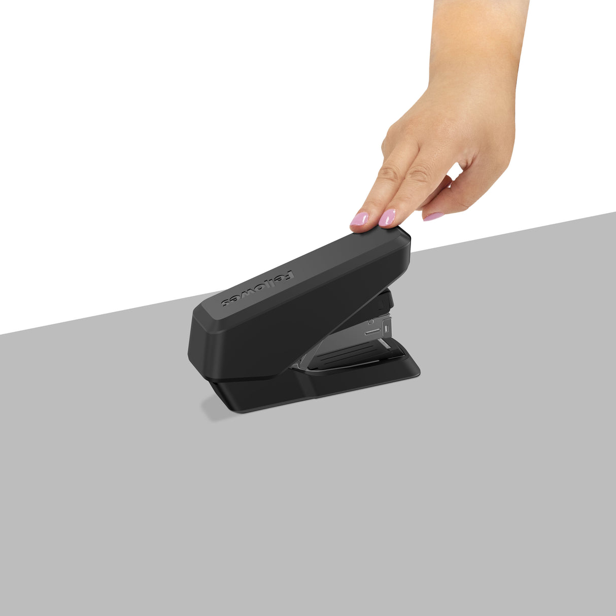 Fellowes Grapadora Sin Esfuerzo De Media Carga Para Hasta 40 Hojas - Diseño Duradero Y Libre De Atascos - Proteccion