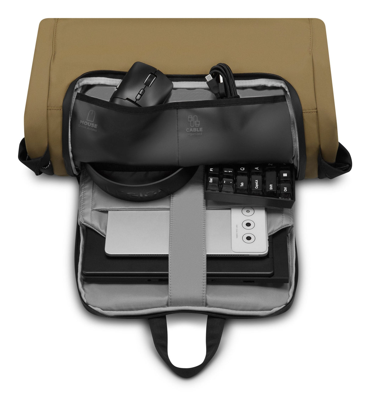 Mochila  Lenovo Gx41u39298  16"  Negro, Amarillo