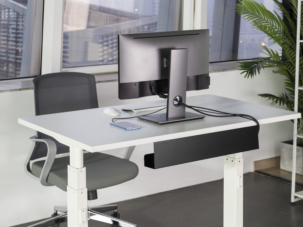 Equip 650863 Organizador De Cables Escritorio Bandeja De Cables Negro 1 Pieza(S)