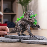Figura De Juguete Schleich Eldrador Stone Triceratops   70828