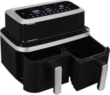 Exquisit Gutfels Airfry 5010 Doppelheissluftfrit.2600w 2x4.2l 80°-200°C Timer