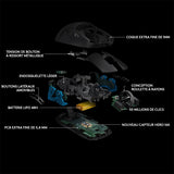 Logitech Raton G Pro Optico Gaming Inalambrico 16000dpi Mano Derecha 910-005272