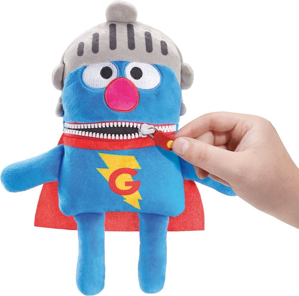 Schmidt Spiele Barrio Sésamo: Worry Eater Super-Grobi, Peluche 34 Cm 42557