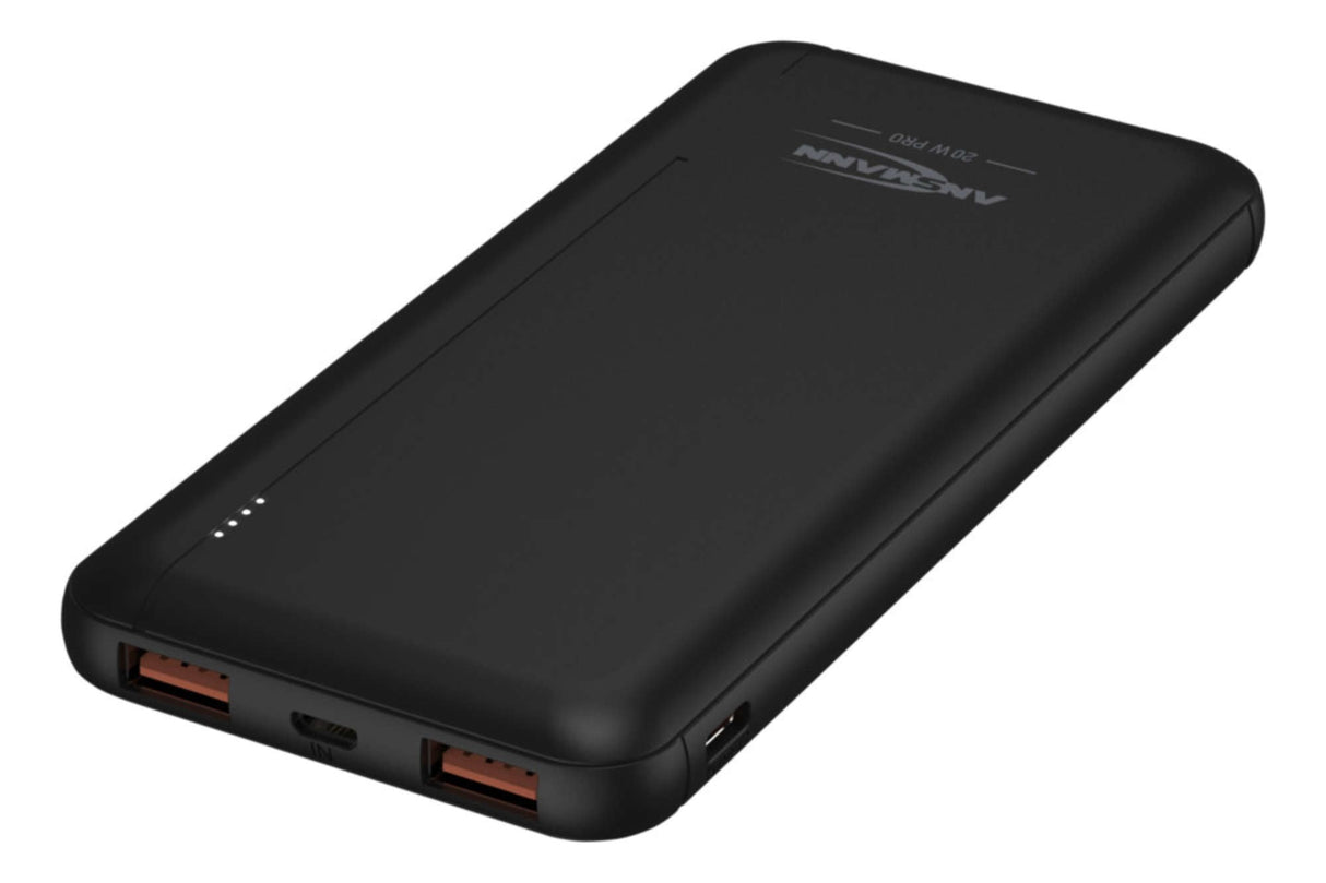 Bateria Ansmann Powerbank 10000 Mah 20w 2 Usb-A Ports, Usb-C Port