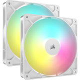 EAN 0840006684190 - Corsair RS140 ARGB Carcasa del ordenador Ventilador 14 cm Blanco 2 pieza(s) imagen 1