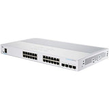 Cisco Business 250 Series Cbs250-24t-4g Conmutador L3 Inteligente 24 X 10/100/1000 + 4 X Gigabit Sfp Montaje En Rack Refabricado
