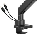 Soporte Manhattan 462594 Para Monitor  (57") Escritorio Negro