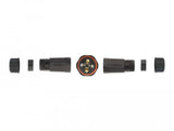Delock Cableverbinder Für Aussenbereich 4 Pin, Ip68 Wasserdicht, Schraubbar, Cabledurchmesser 4,5 - 7,5 Mm Schwarz