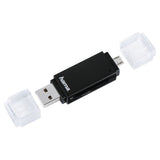 Hama Basic Lector De Tarjeta Usb 2.0/Micro-Usb Negro