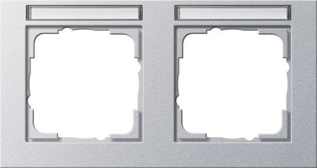 Gira 109225 Marco 2f Bsf Color Alu E2 Waagerecht