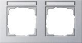 Gira 109225 Marco 2f Bsf Color Alu E2 Waagerecht