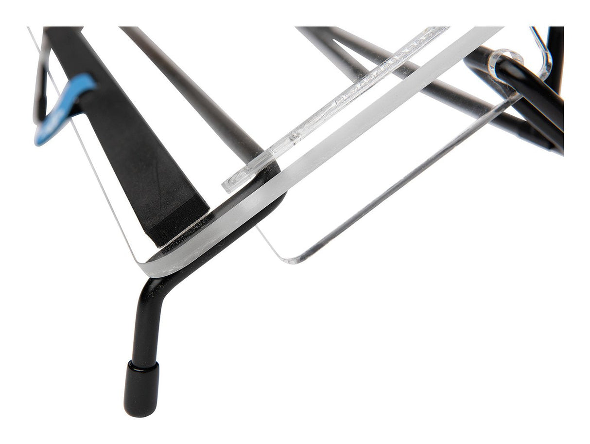 R-Go Tools Flexible Documentholder Rgodofrtr Archivador Acrílico, Acero Transparente, Negro