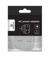 Gembird A-Ac-Ukeu-001 Adaptador De Enchufe Eléctrico Tipo G (Ru) Tipo F Blanco