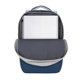 Mochila Riva Nb Prater 17.3" 7567 Gris/Azul Oscuro