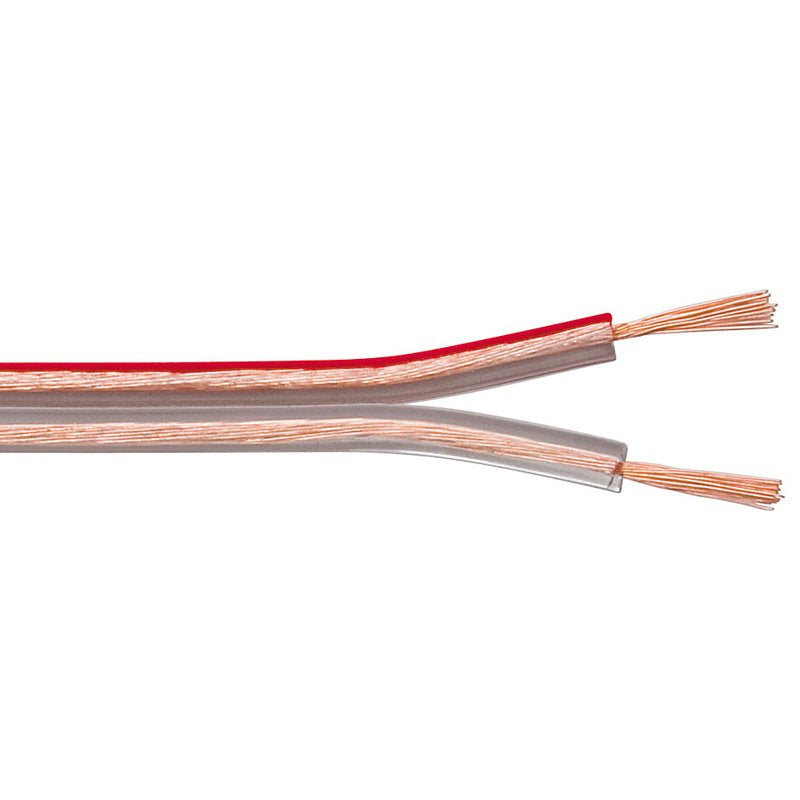 Bobina De  50 Metros Cable Altavoz Transparente 2x2,50mm Cobre Goobay