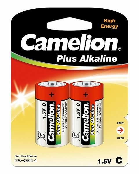 Pilas Camelion C Lr14, Plus Alkaline Lr14, 2 Pc(S)