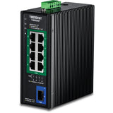Trendnet Industrial Switch 9-Port 2.5g Poe++ 1sfp+ Din-Rail