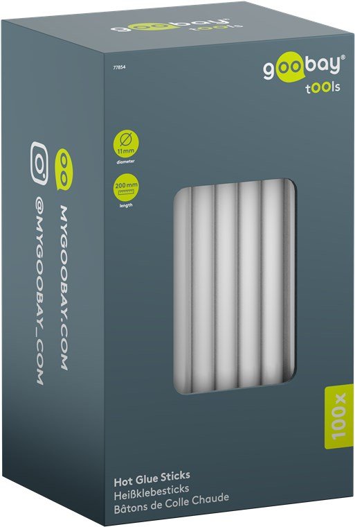 Barras De Pegamento Caliente De 11 Mm, 100 Unidades. Barras De Repuesto Para Pistolas De Pegamento Estándar