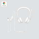Logitech H390 Auriculares Alámbrico Diadema Usb Tipo A Blanco