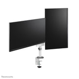 Neomounts By Newstar Soporte De Escritorio 17"-27" 2 Monitores 3gelenk Blanco Max.8kg