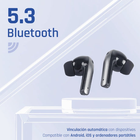 EAN 8435364319345 - iggual True Sound True Wireless Stereo (TWS) Dentro de oído Llamadas/Música Negro imagen 9