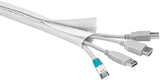 Goobay Cubierta De Cable 51918 (Blanco, 1,8 Metros) 51918