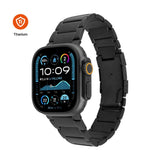 Correa Fija De Titanio Pro Para Apple Watch 44 45 46 49, Negra