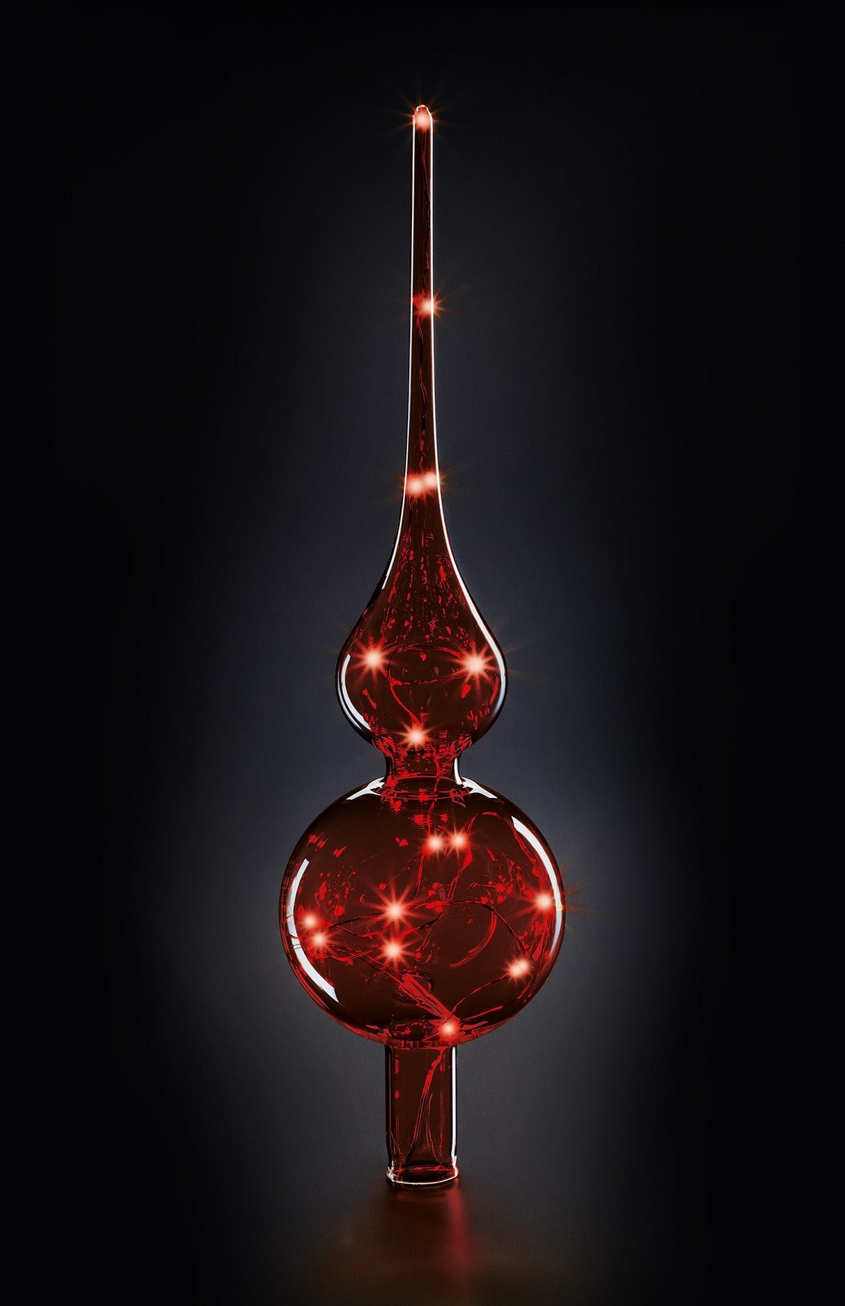 EAN 4011972760324 - Krinner 76032 adorno navideño Adorno para árbol de navidad Vidrio Rojo, Transparente 1 pieza(s) imagen 1