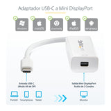 Startech Adaptador Usb-C A Mini Displayport Blanco