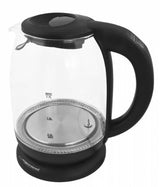 EAN 5901299949863 - Esperanza EKK027 tetera eléctrica 1,7 L 2200 W Negro, Transparente imagen 2