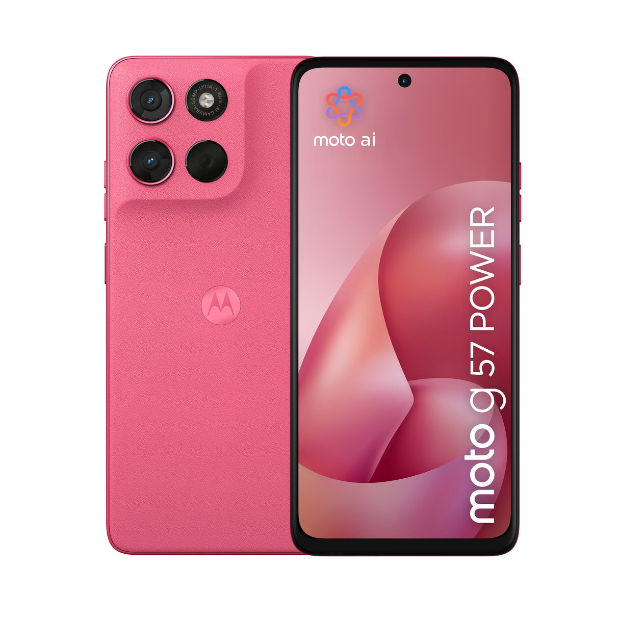 Motorola Moto G57 Power 17,1 Cm (6.72") Sim Doble Android 16.0 5g Usb Tipo C 12 Gb 256 Gb 7000 Mah Rosa