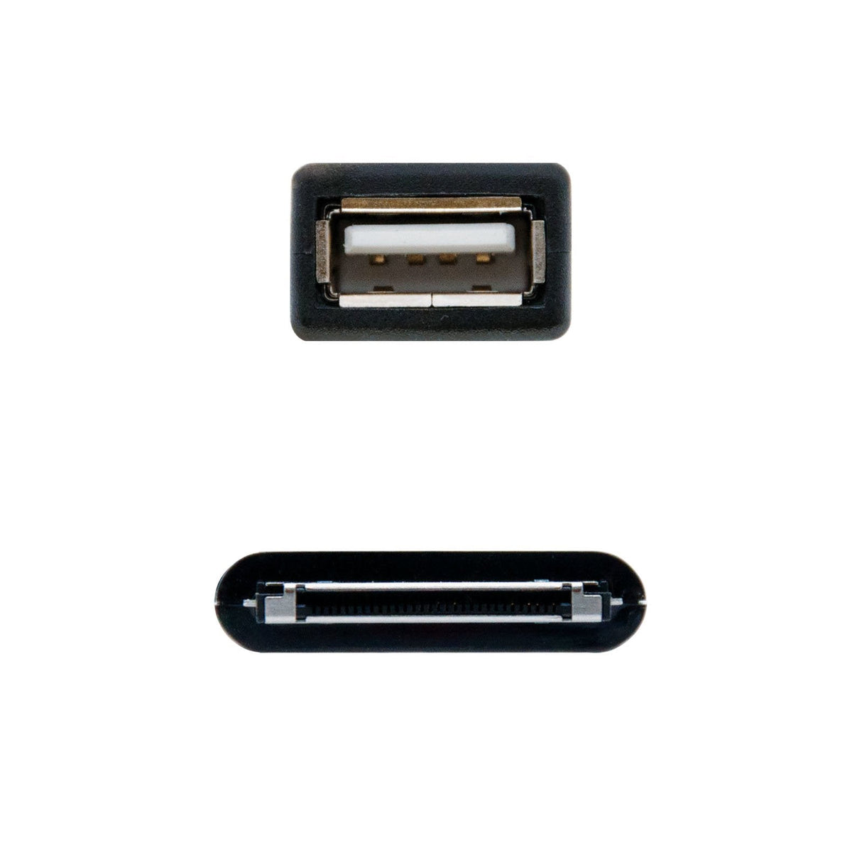 Cable Usb 2.0 Otg Samsung 30p/M-A/H Negro 15 Cm