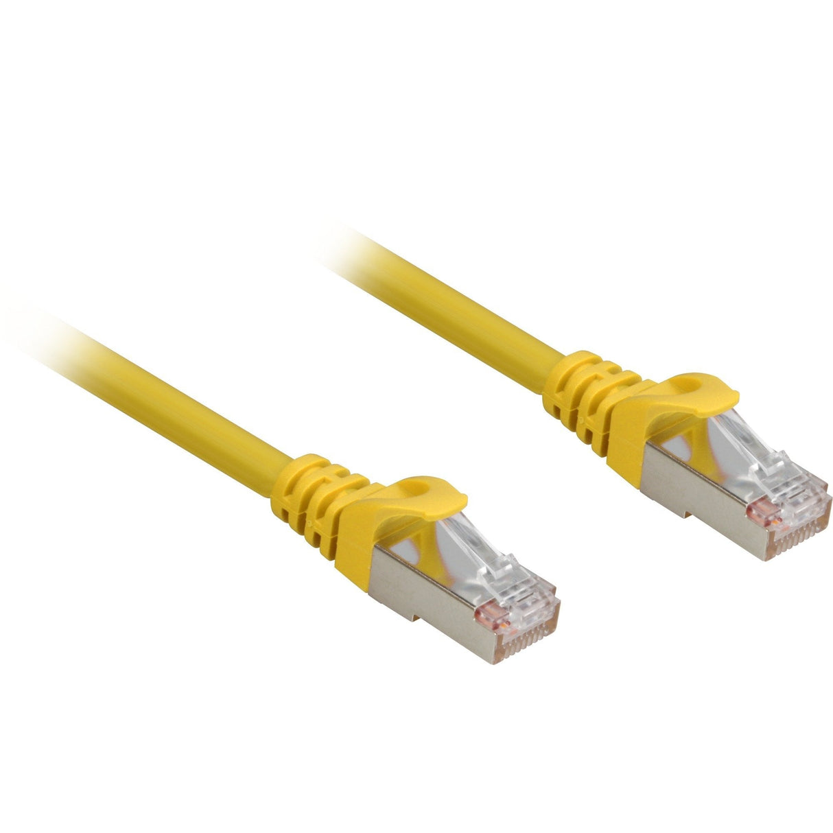 Sharkoon Cable De Red Rj45 Cat.6a Sftp 0.25m Amarillo