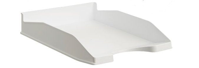 Archivo 2000 Bandeja Ecogreen Apilable 3 Posiciones 345x255x60mm Reciclado Blanco Pastel