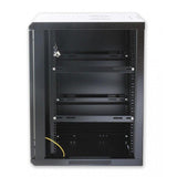 Rack Cabinet 12u Wall Mounted  Rack Black