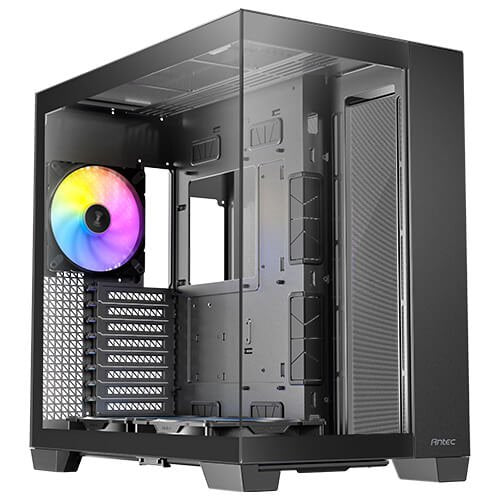 Caja Pc Antec C8 Argb E-Atx Negro 2xvent 160 Mm 1x140mm 2xusb Sn Fuente