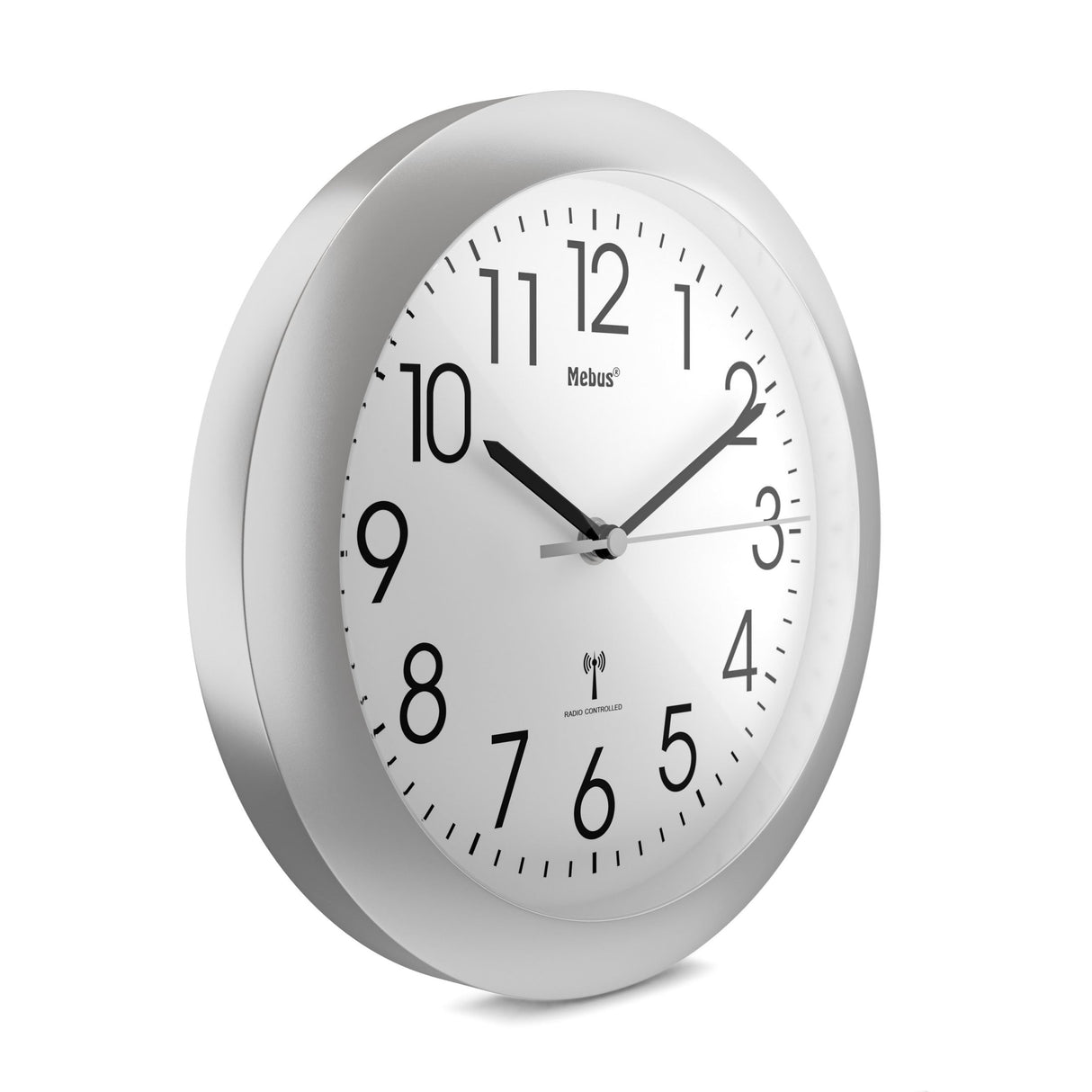 Mebus 52451 Reloj De Mesa O Pared Reloj Digital Alrededor Blanco