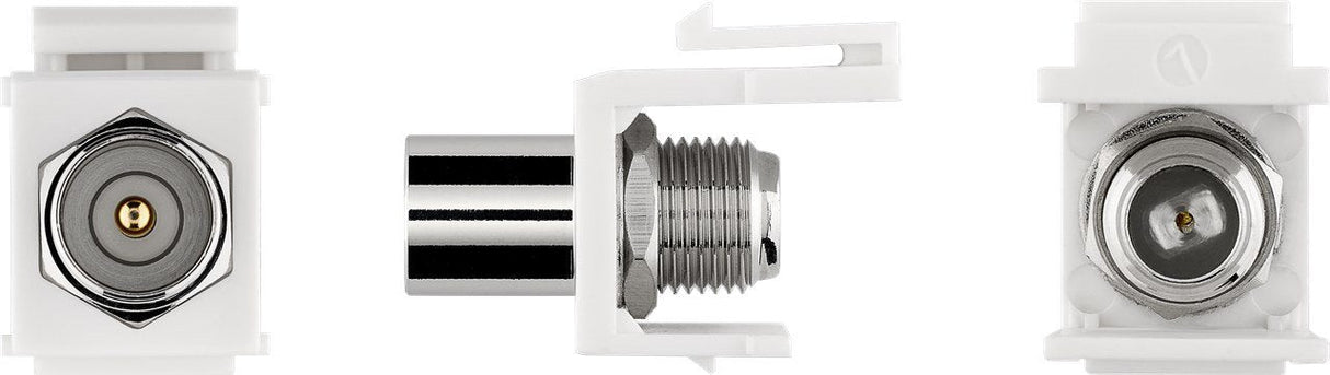 Modulo Keystone Tv/Sat Iec (Antena) Macho > Tipo F Hembra  16.2mm