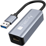 Techly Idata Usb-Etgiga-Aa Adaptador/Tarjeta De Red Usb-A 3.0 A Rj45 Gigabit