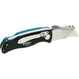 Navaja Hazet 2157-1 (Negro/Azul, Mango Cómodo De Abs Resistente A Golpes) 2157-1 2157-1