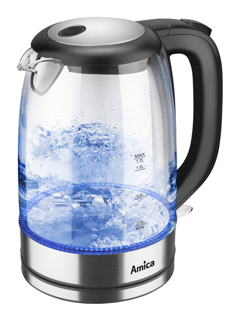 EAN 5906006942229 - Amica KD 2050G tetera eléctrica 1,7 L 2200 W Negro, Transparente imagen 3