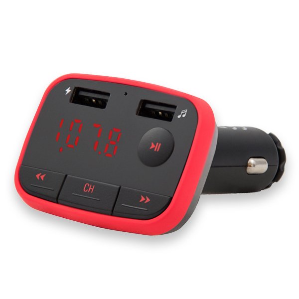 Savio Transmitter Tr-10 With Bluetooth + Car Charger 2 A