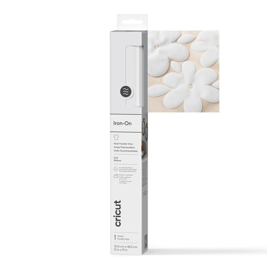Cricut Puff Iron-On White  30x48cm