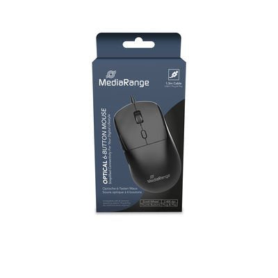 EAN 4260664878674 - MediaRange MROS271 ratón Hogar mano derecha USB Tipo C Óptico 2400 DPI imagen 4
