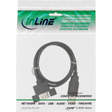 Cable Inline Usb 2.0 A Macho A A Hembra Para Soporte De Ranura 0,6 M