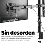 EAN 0766623461528 - Manhattan 461528 soporte para monitor 81,3 cm (32") Escritorio Negro imagen 7