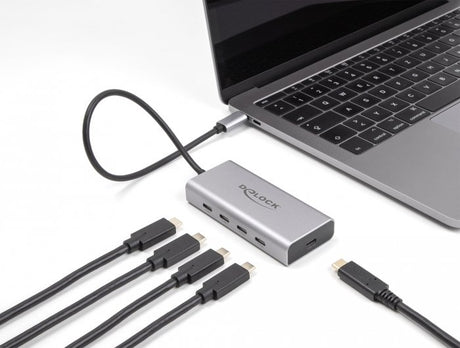 EAN 4043619642359 - DeLOCK 64235 hub de interfaz USB Tipo C 10000 Mbit/s Gris imagen 1